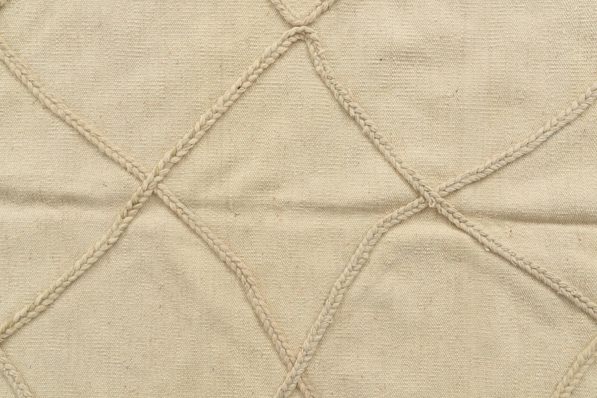 3' 4 x 5' Hand Woven Moroccan Wool Rug