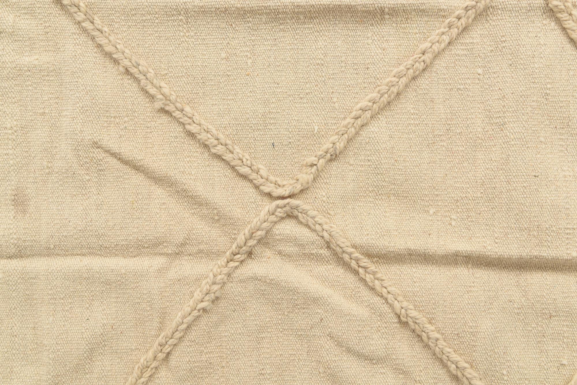 4' 1 x 6' 2 Hand Woven Moroccan Wool Rug