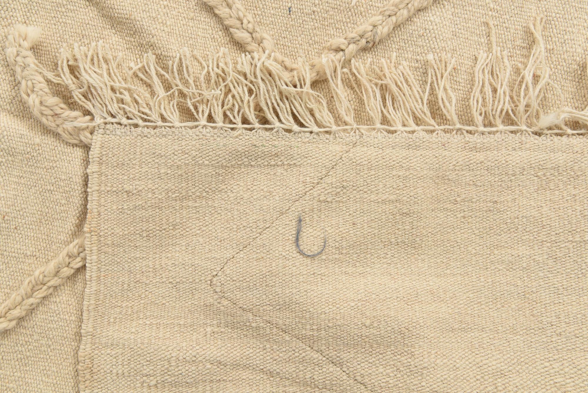 4' 1 x 6' 2 Hand Woven Moroccan Wool Rug