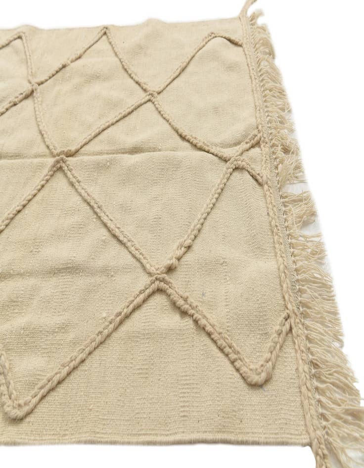 Detail image of 3' 5 x 5' 1  Hand Knotted Moroccan Wool Rug