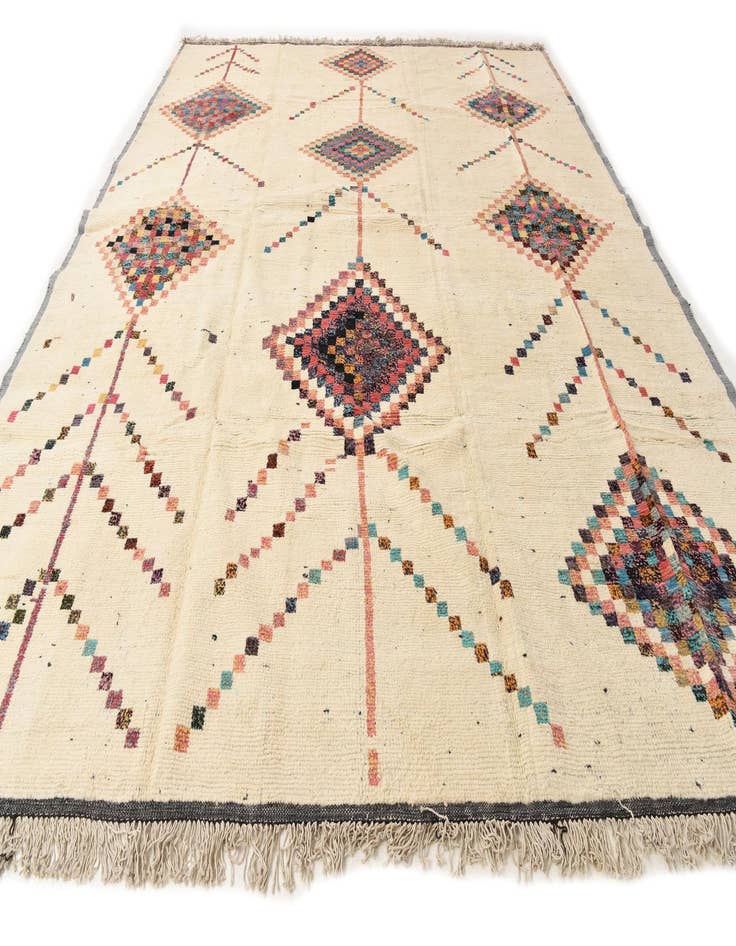 Detail image of 12' 2 x 14' 11 Hand Knotted Moroccan Wool Rug
