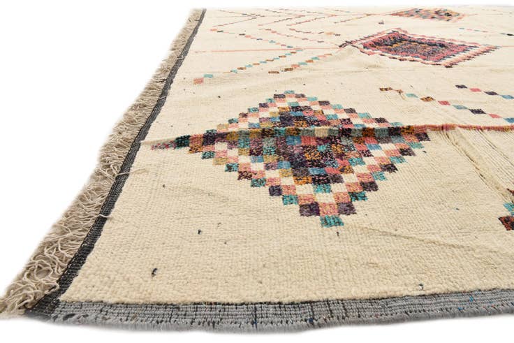 Detail image of 370cm x 455cm anudado a mano marroquí Alfombra Lana