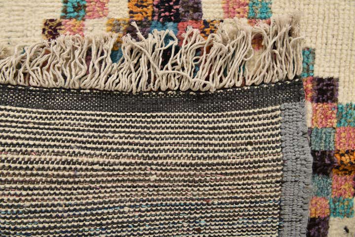 12' 2 x 14' 11 Hand Knotted Moroccan Wool Rug