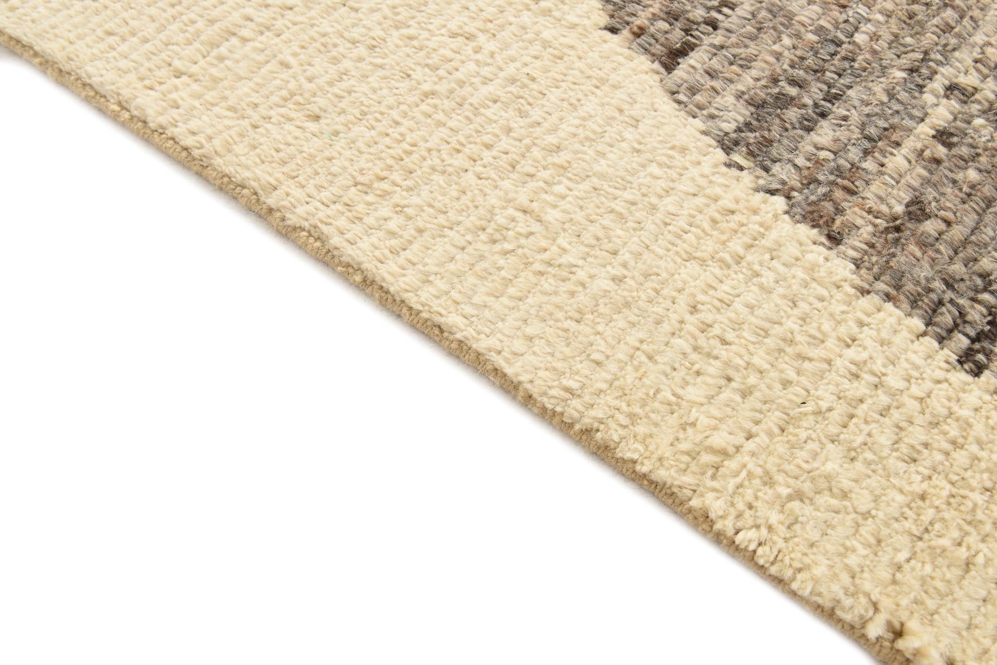8' 5 x 10' 9 Hand Knotted Moroccan Wool Rug
