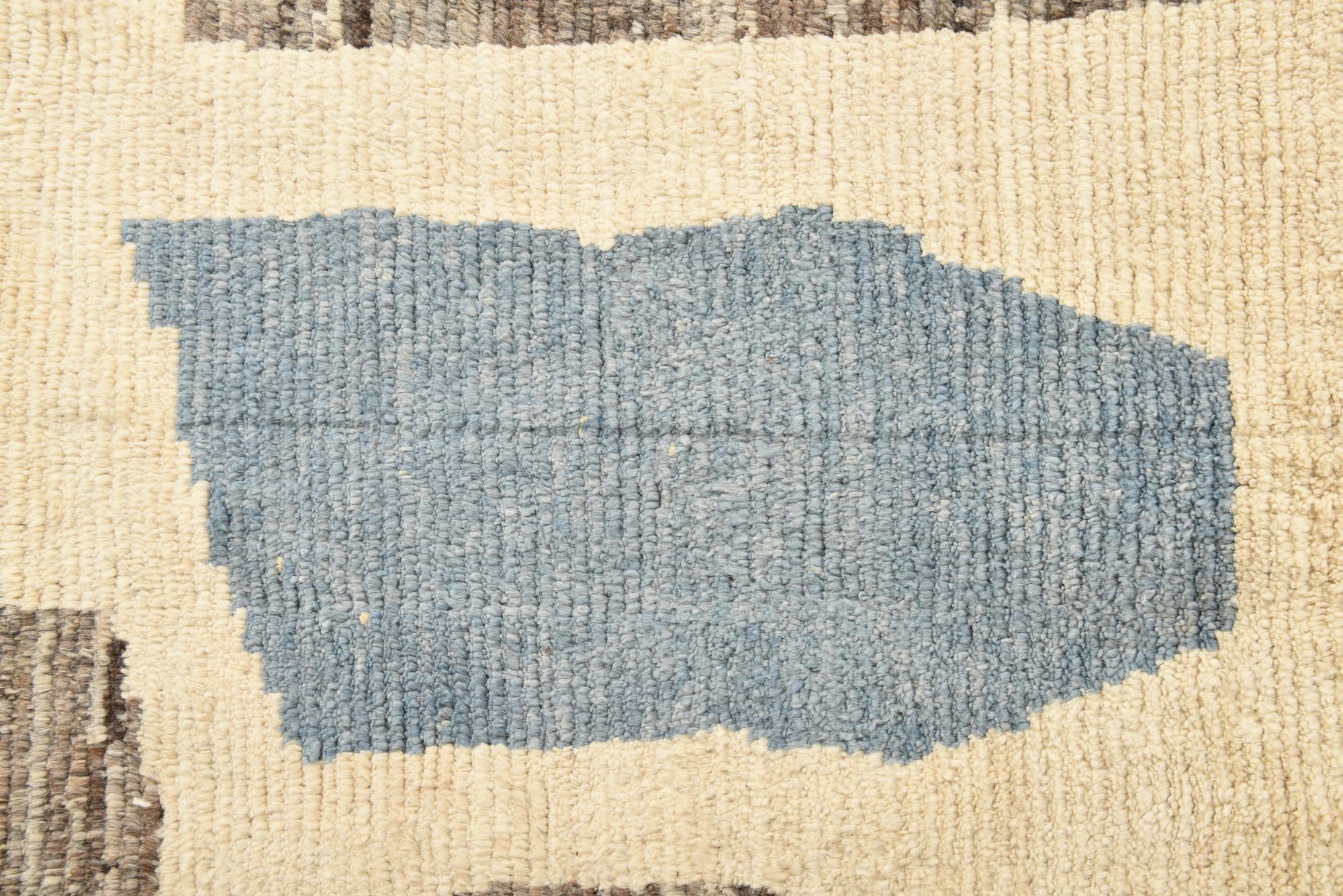 8' 5 x 10' 9 Hand Knotted Moroccan Wool Rug