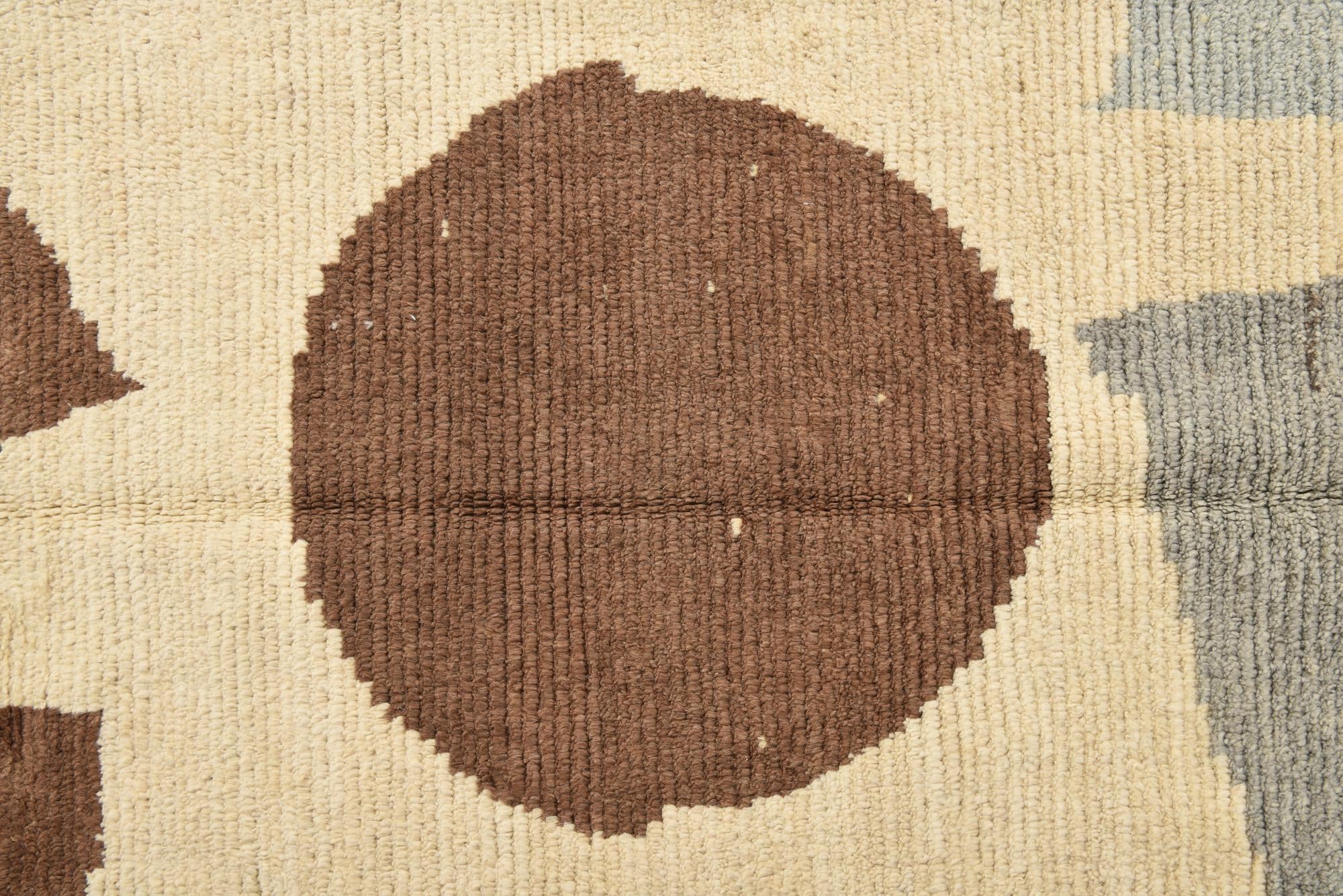 8' 5 x 10' 5 Hand Knotted Moroccan Wool Rug