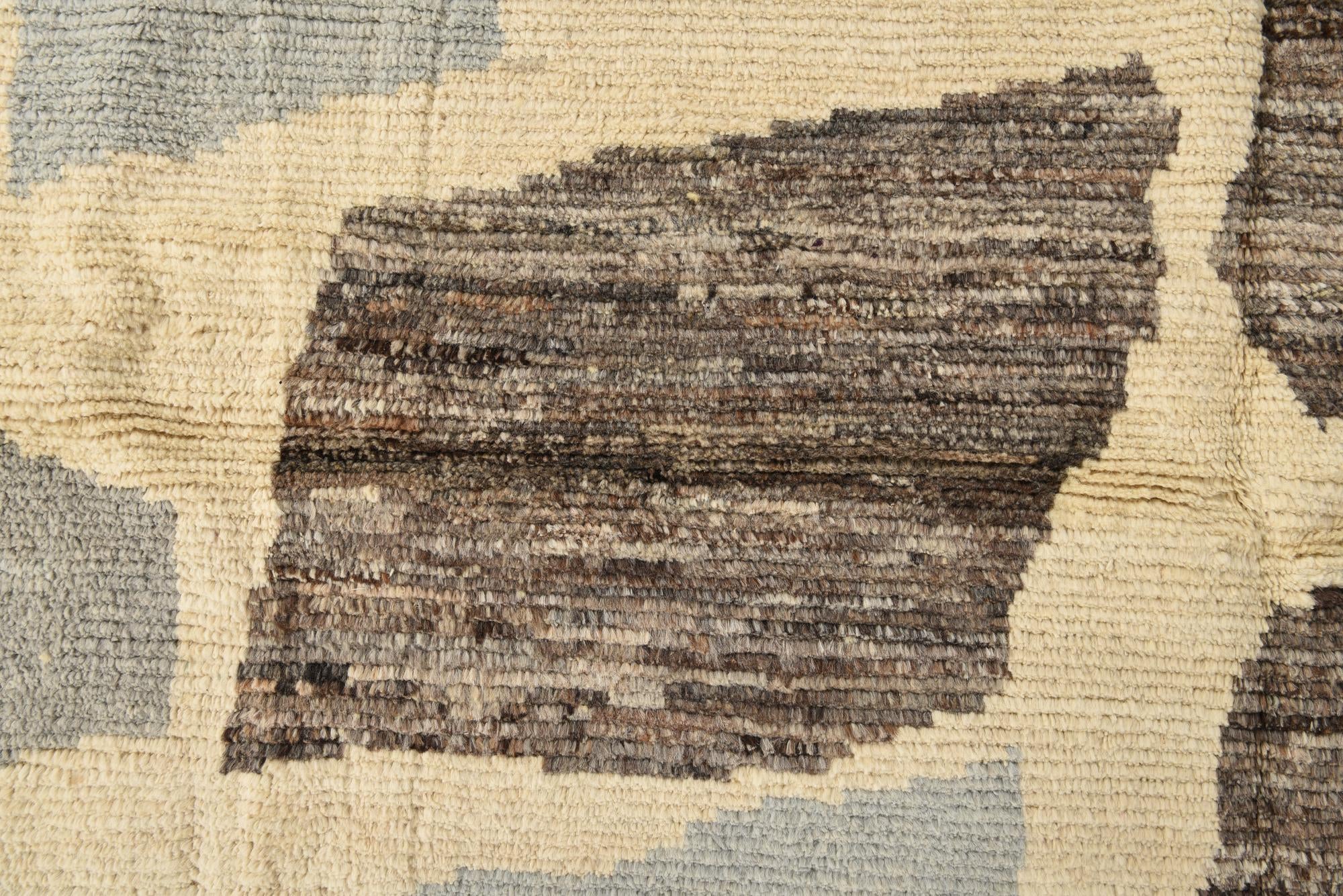 8' 5 x 10' 5 Hand Knotted Moroccan Wool Rug
