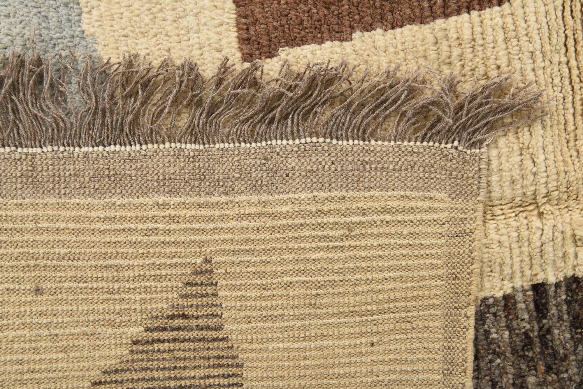 8' 5 x 10' 5 Hand Knotted Moroccan Wool Rug