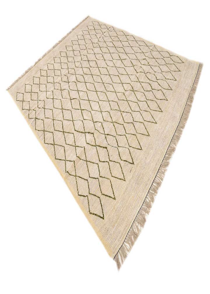 8' 2 x 10' 5 Hand Knotted Moroccan Wool Rug