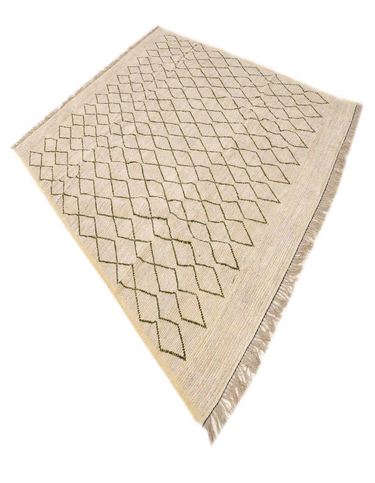 Detail image of 8' 2 x 10' 5 Hand Knotted Moroccan Wool Rug