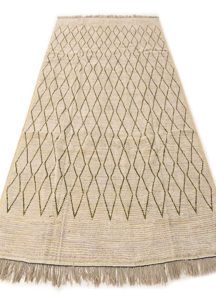8' 2 x 10' 5 Hand Knotted Moroccan Wool Rug