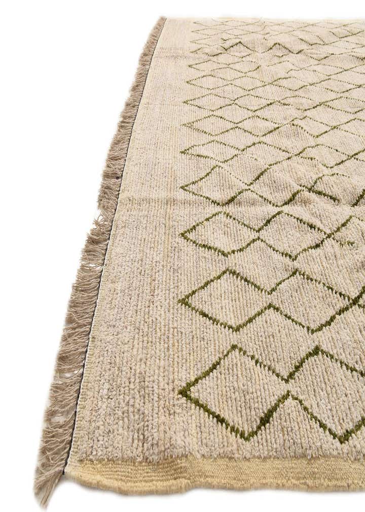 8' 2 x 10' 5 Hand Knotted Moroccan Wool Rug