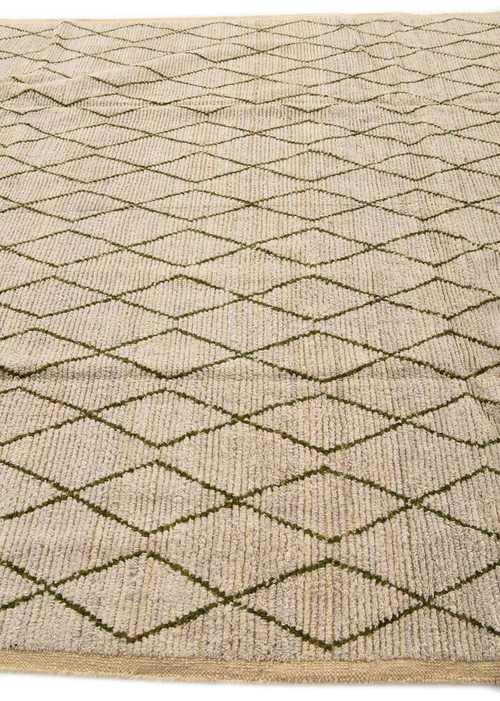 8' 2 x 10' 5 Hand Knotted Moroccan Wool Rug
