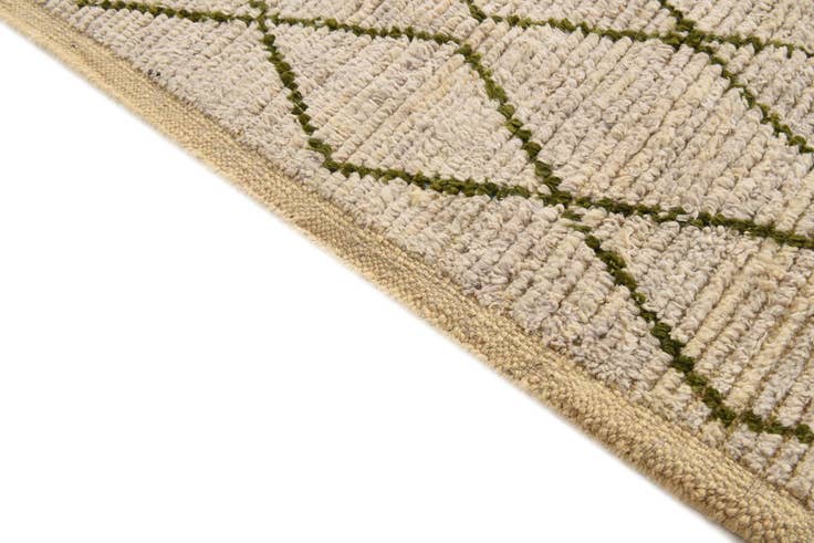 Detail image of 8' 2 x 10' 5 Hand Knotted Moroccan Wool Rug