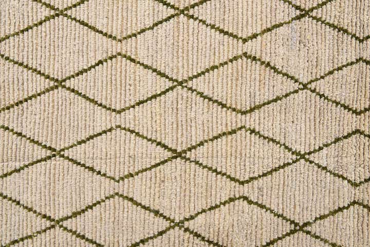 8' 2 x 10' 5 Hand Knotted Moroccan Wool Rug