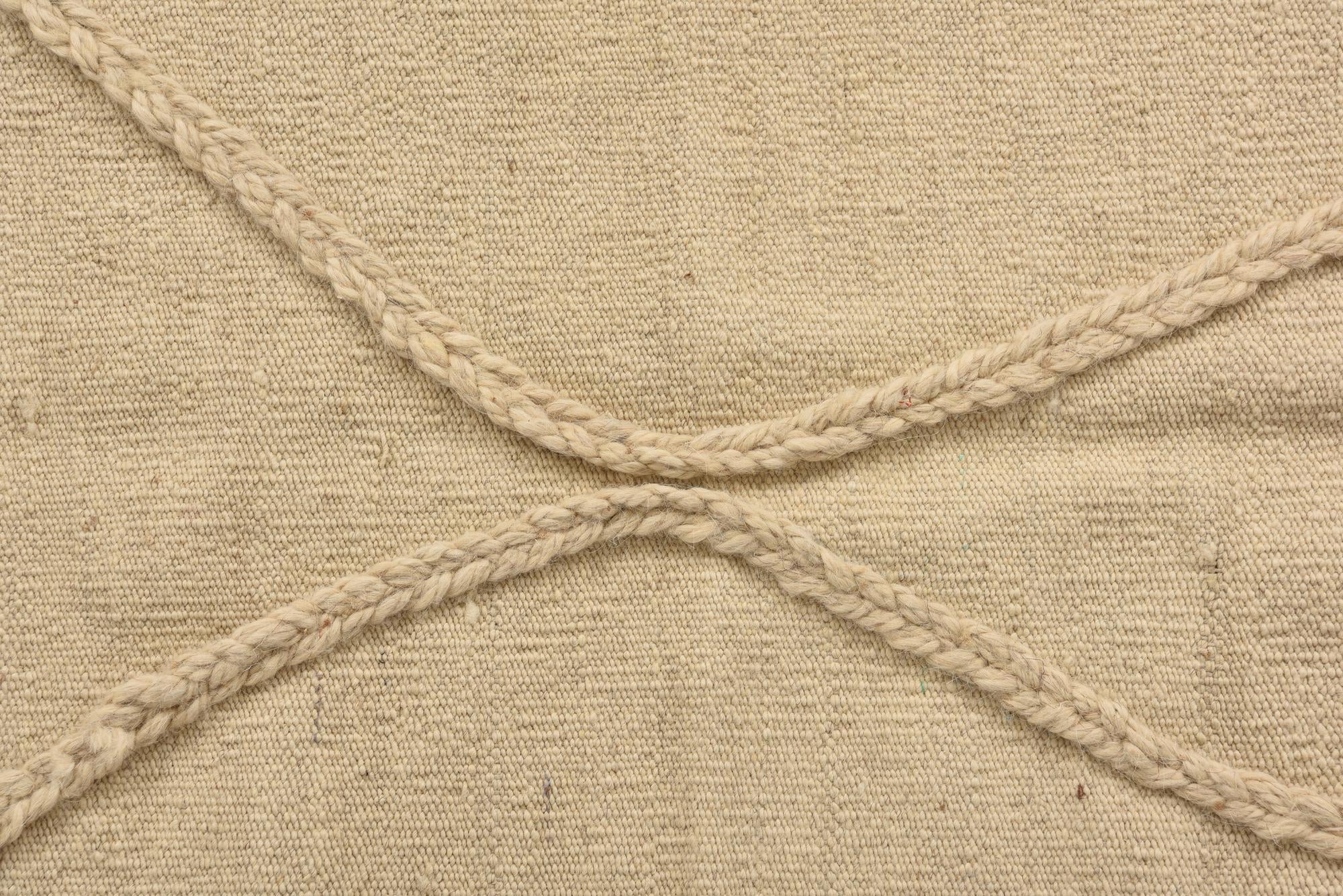 3' 5 x 5' 1 Hand Knotted Moroccan Wool Rug