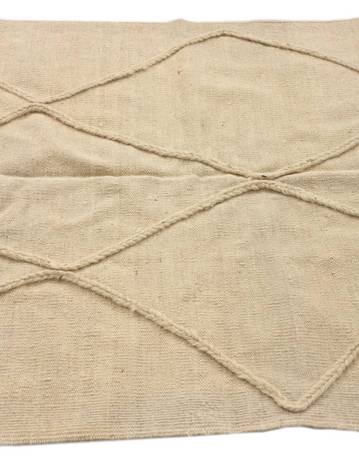 Detail image of 3' 4 x 4' 9  Hand Knotted Moroccan Wool Rug