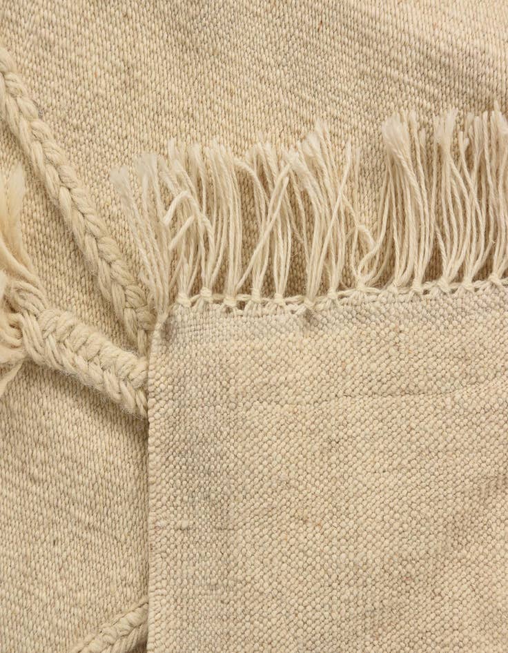 Detail image of 3' 4 x 4' 9  Hand Knotted Moroccan Wool Rug