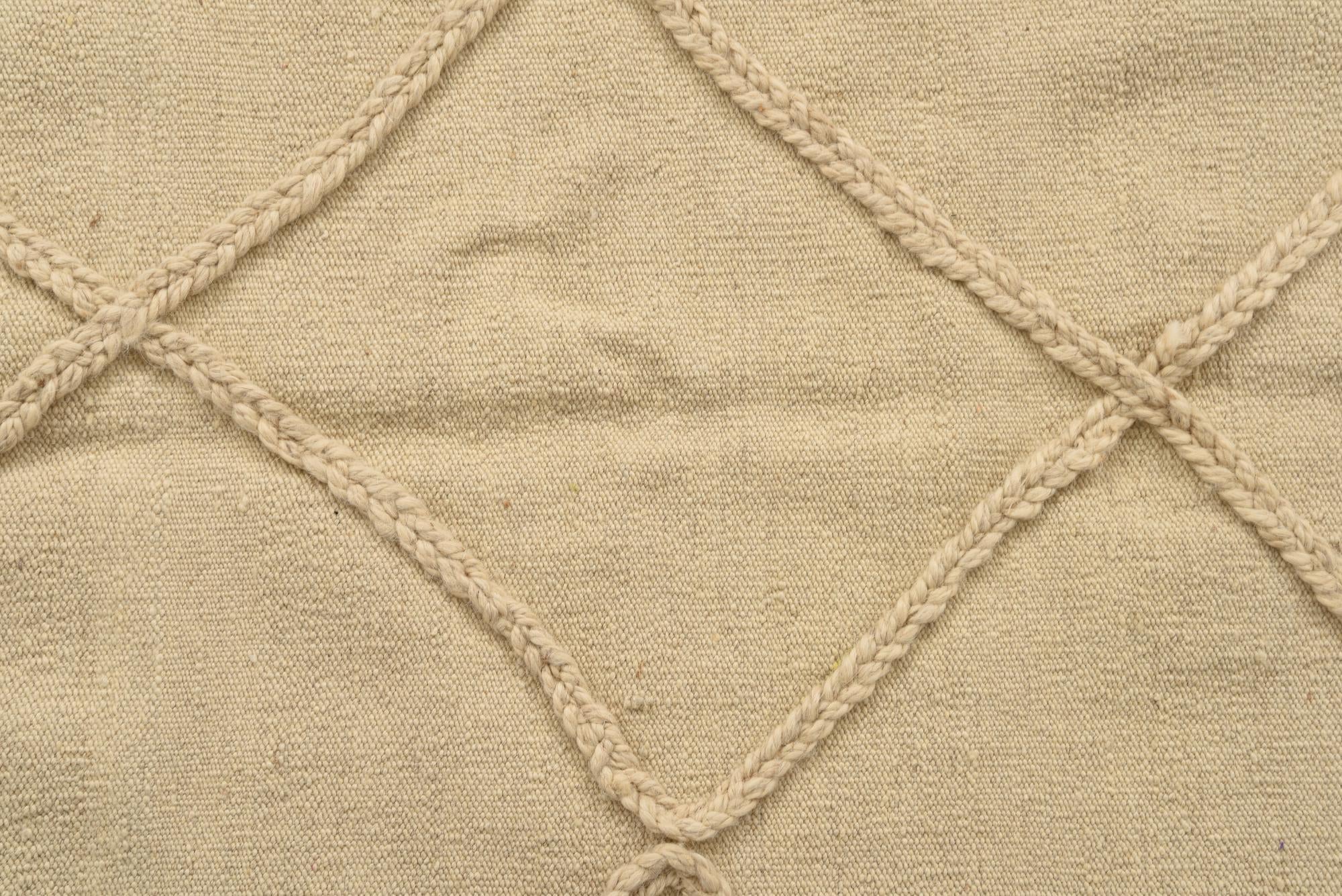 3' 6 x 4' 9 Hand Knotted Moroccan Wool Rug