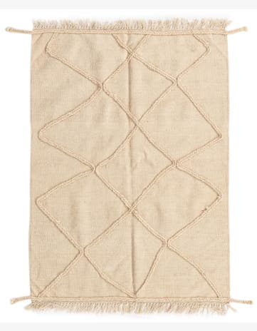 3' 6 x 4' 9 Hand Knotted Moroccan Wool Rug