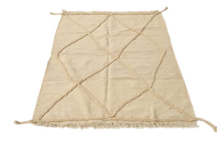 3' 5 x 4' 11 Hand Knotted Moroccan Wool Rug