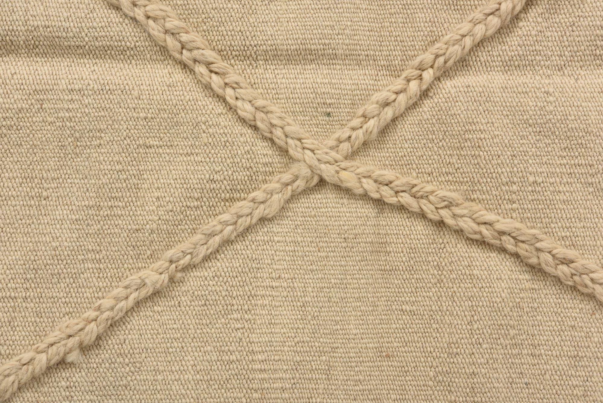 3' 5 x 4' 11 Hand Knotted Moroccan Wool Rug