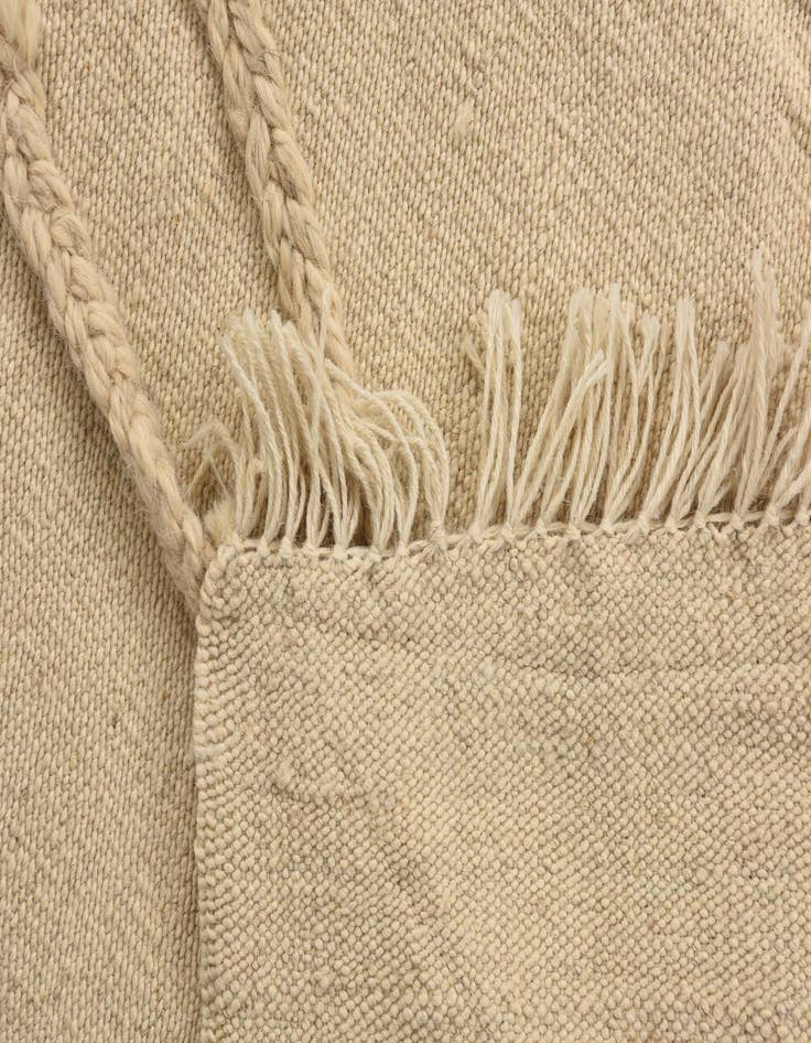 Detail image of 3' 5 x 4' 11  Hand Knotted Moroccan Wool Rug