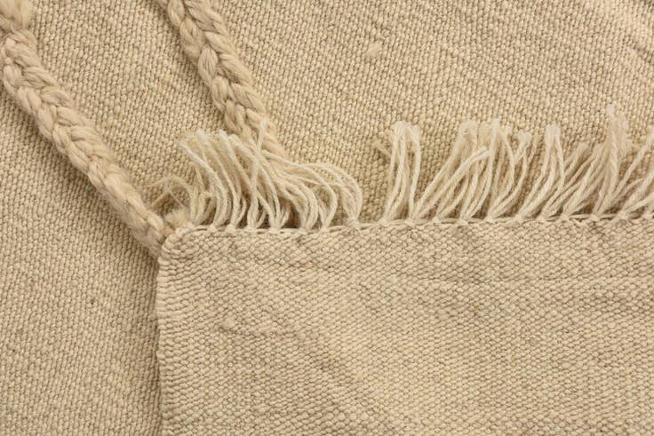 Detail image of 3' 5 x 4' 11 Hand Knotted Moroccan Wool Rug