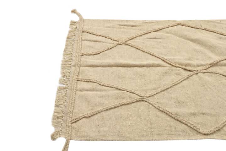 3' 5 x 4' 10 Hand Knotted Moroccan Wool Rug