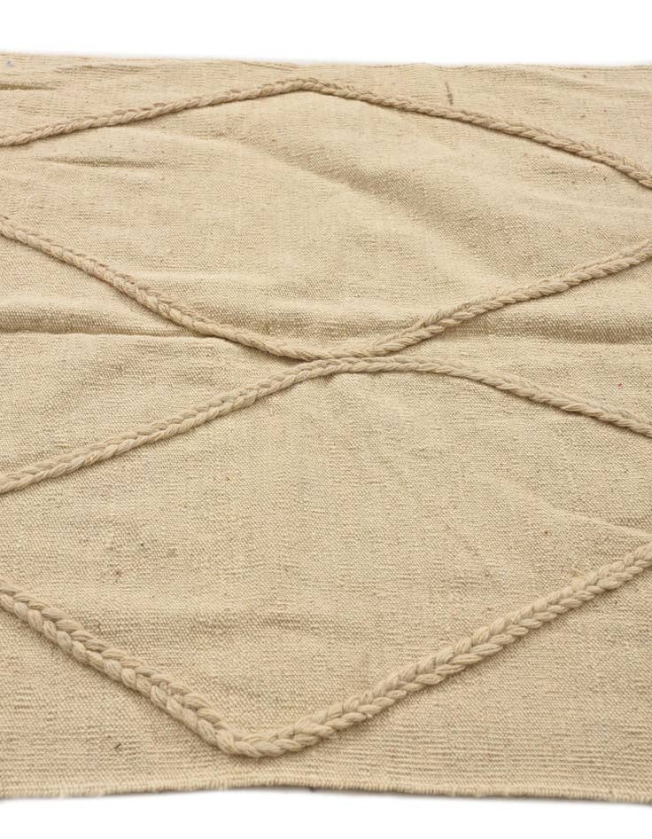 Detail image of 3' 5 x 4' 10  Hand Knotted Moroccan Wool Rug