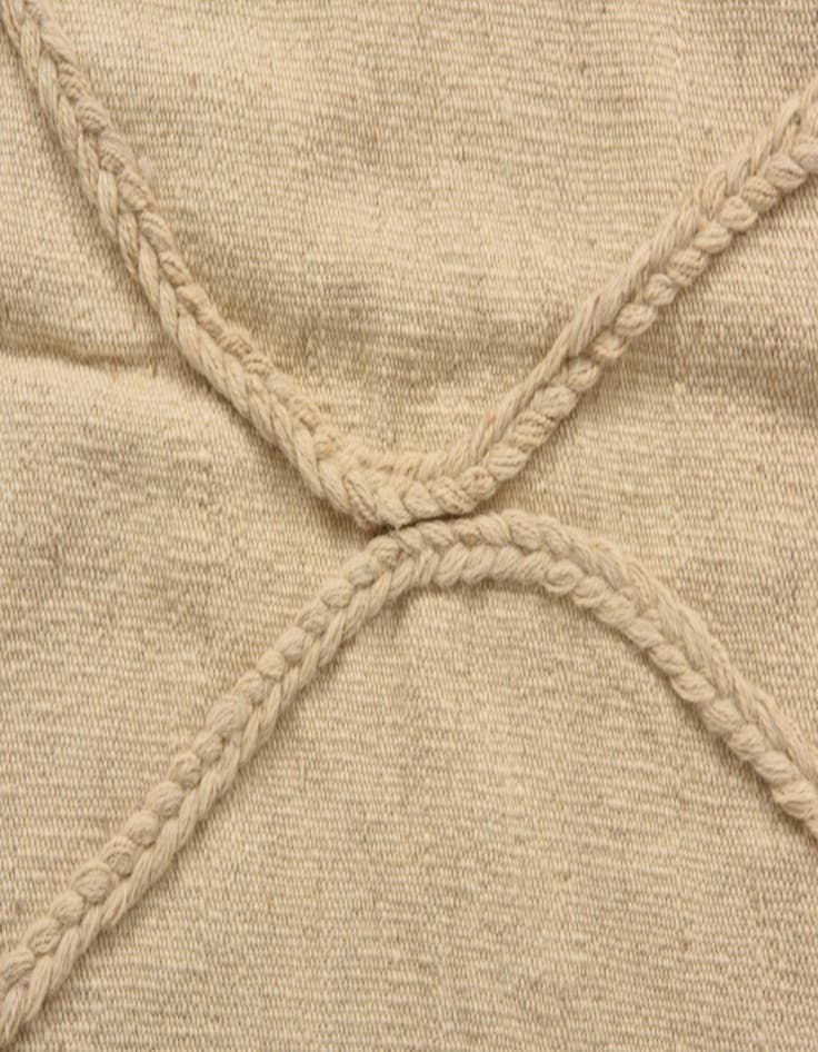 Detail image of 3' 5 x 4' 10  Hand Knotted Moroccan Wool Rug