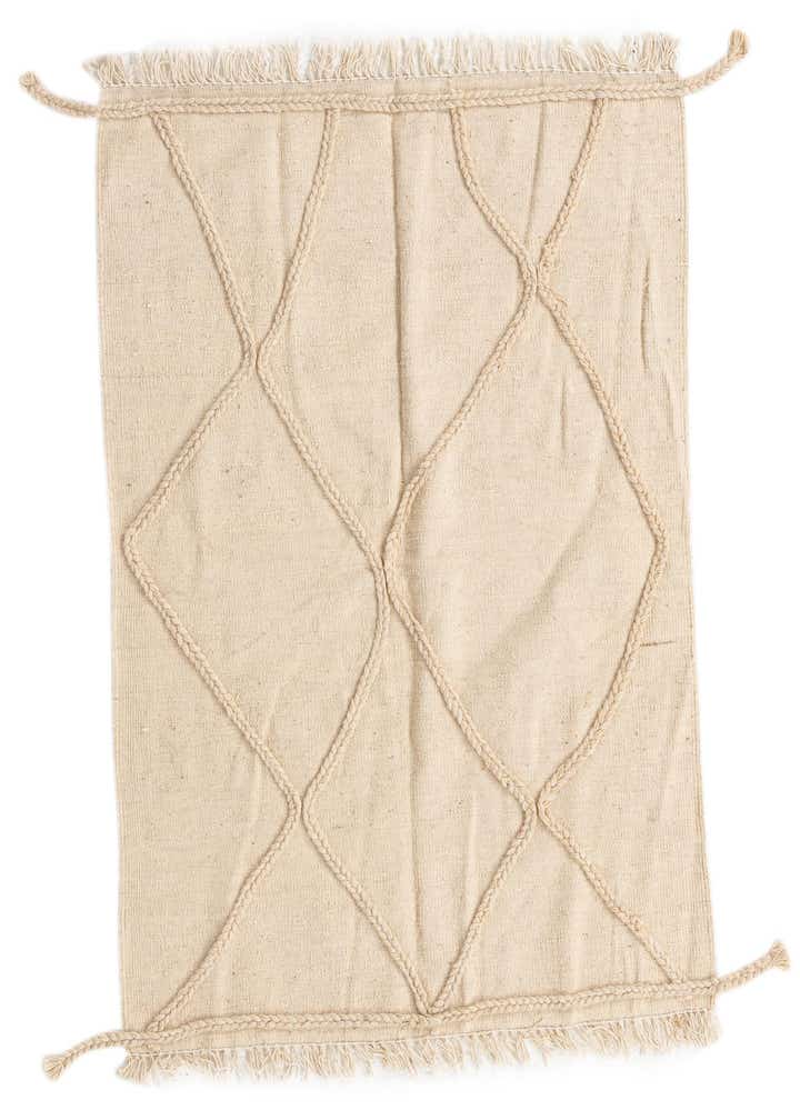 3' 5 x 4' 10 Hand Knotted Moroccan Wool Rug