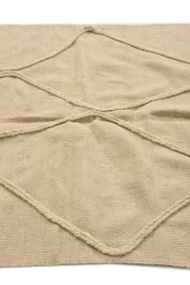 Detail image of 3' 4 x 4' 11 Hand Knotted Moroccan Wool Rug