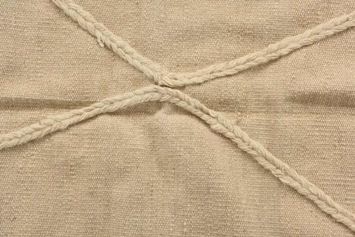 3' 4 x 4' 11 Hand Knotted Moroccan Wool Rug