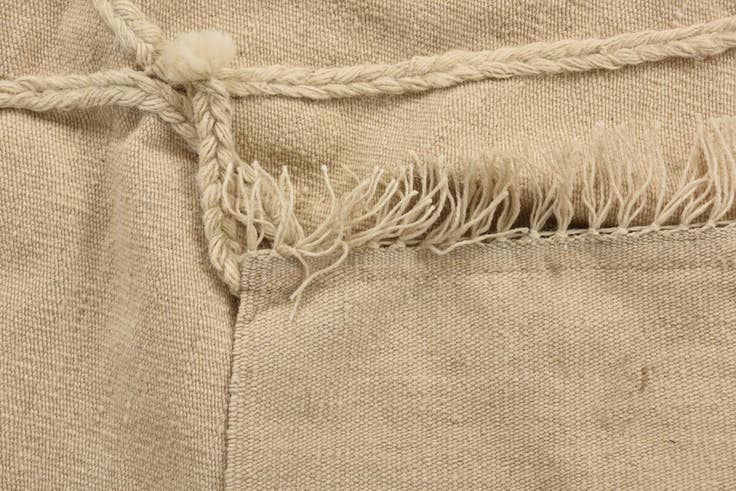 Detail image of 3' 4 x 4' 11 Hand Knotted Moroccan Wool Rug