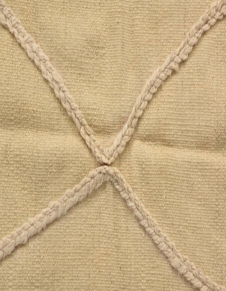 Detail image of 3' 5 x 5'  Hand Knotted Moroccan Wool Rug