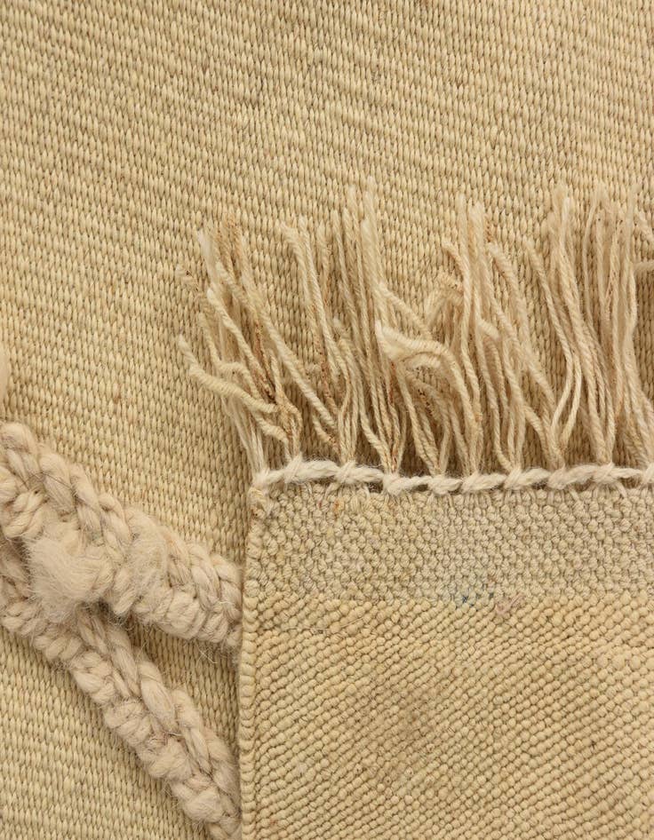 Detail image of 3' 5 x 5'  Hand Knotted Moroccan Wool Rug