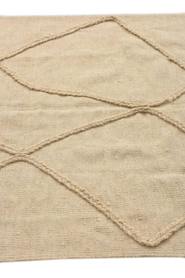 Detail image of 3' 4 x 4' 10 Hand Knotted Moroccan Wool Rug