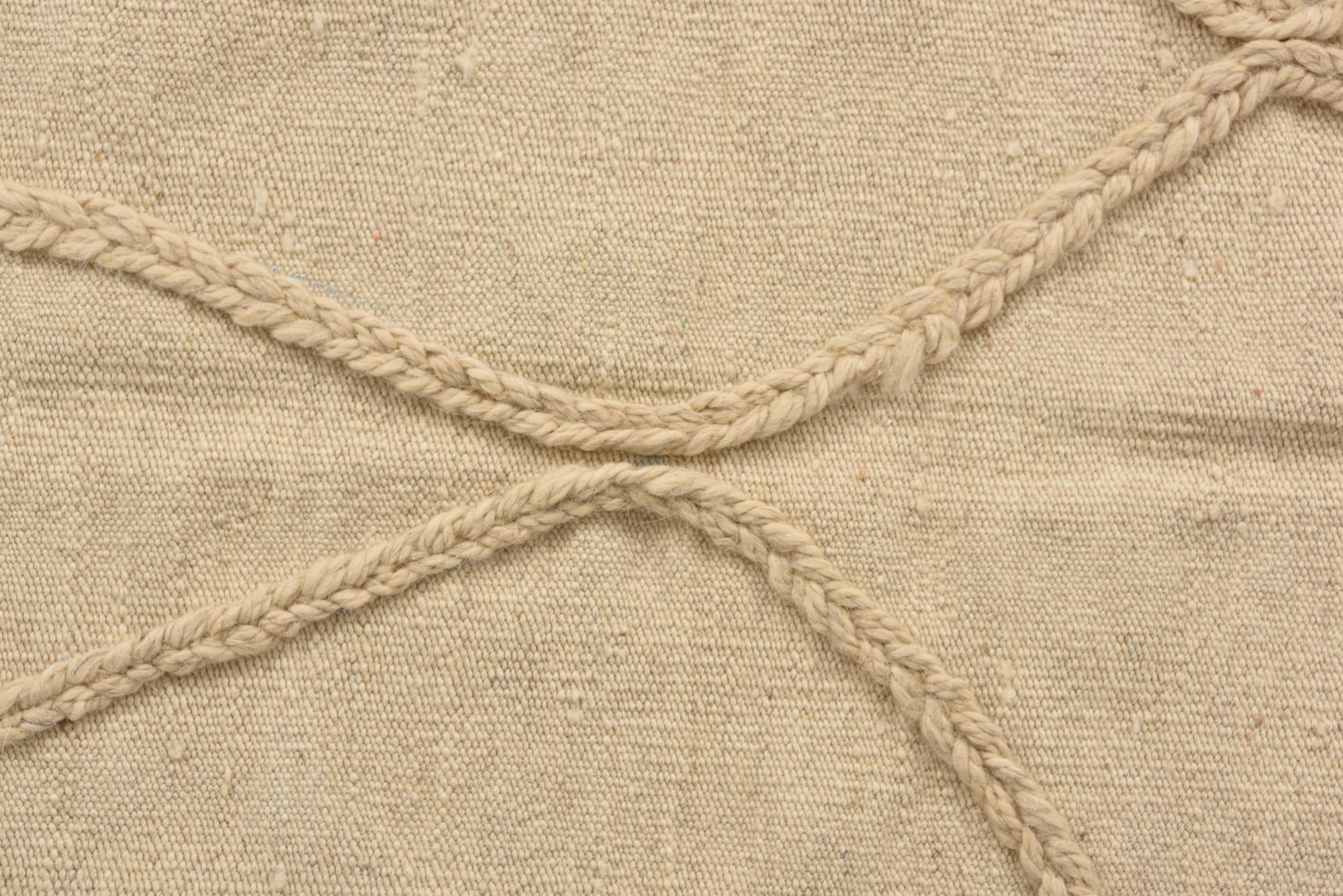 3' 4 x 4' 10 Hand Knotted Moroccan Wool Rug