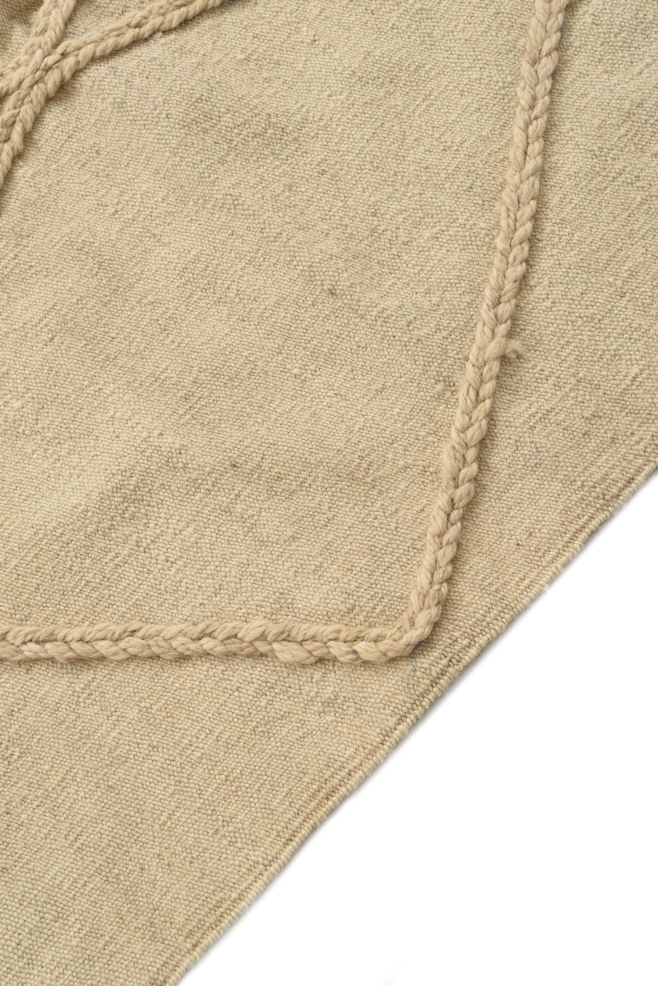 3' 4 x 5' Hand Knotted Moroccan Wool Rug