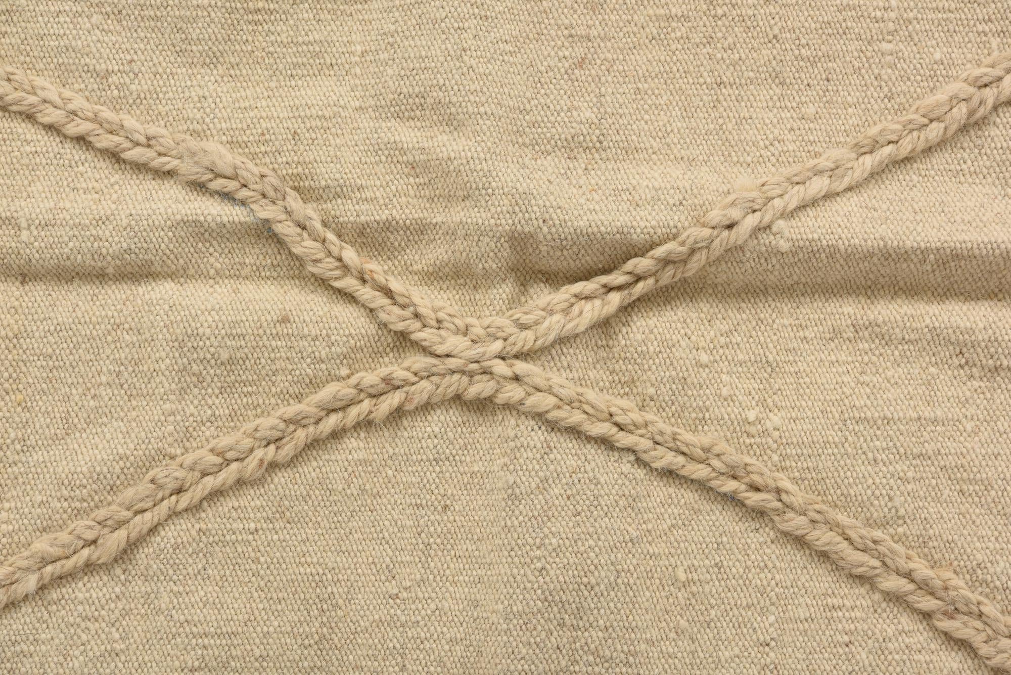 3' 4 x 5' Hand Knotted Moroccan Wool Rug