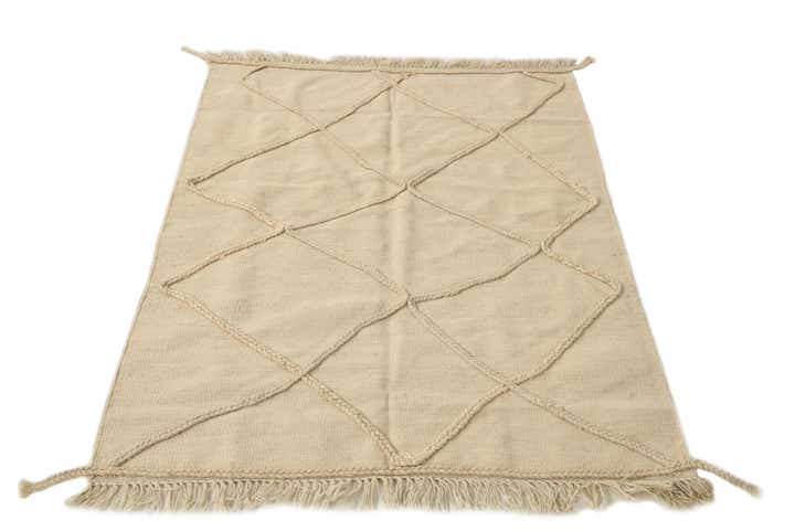 3' 6 x 4' 10 Hand Knotted Moroccan Wool Rug