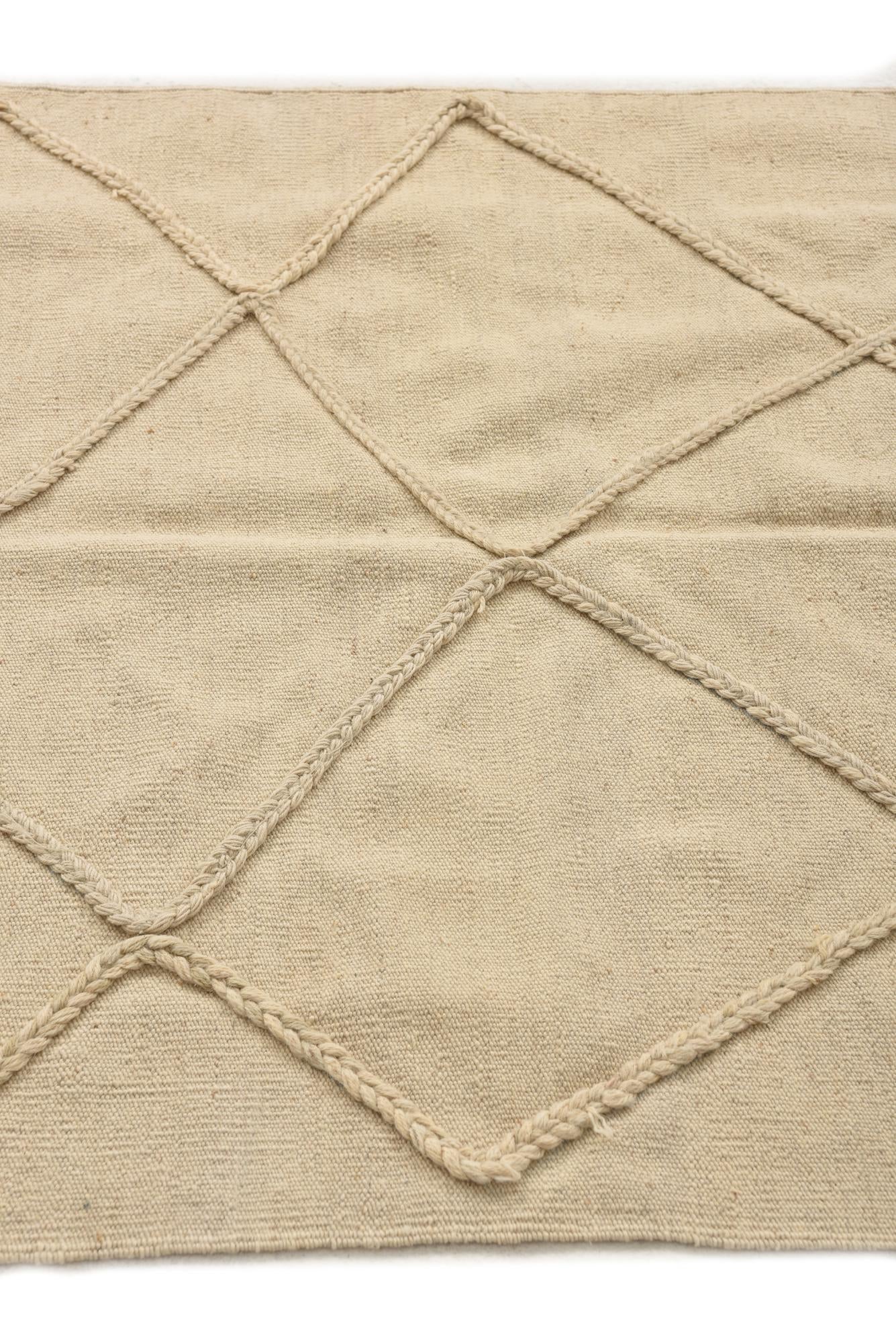 3' 6 x 4' 10 Hand Knotted Moroccan Wool Rug