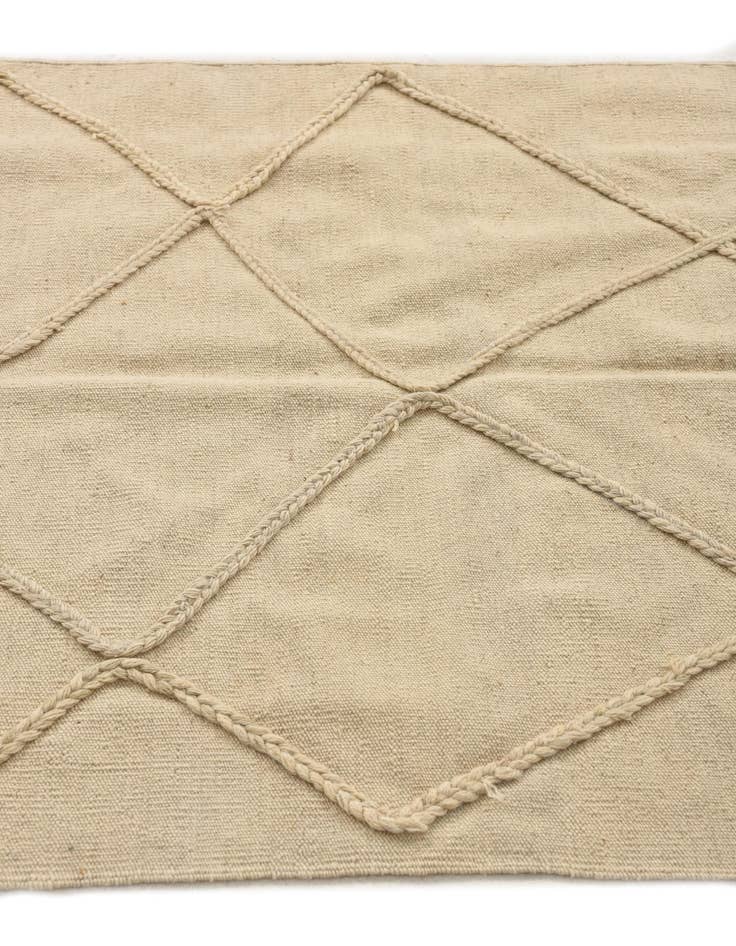 Detail image of 3' 6 x 4' 10  Hand Knotted Moroccan Wool Rug