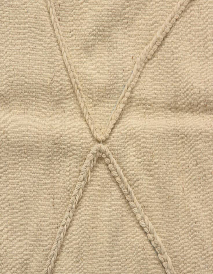 Detail image of 3' 6 x 4' 10  Hand Knotted Moroccan Wool Rug