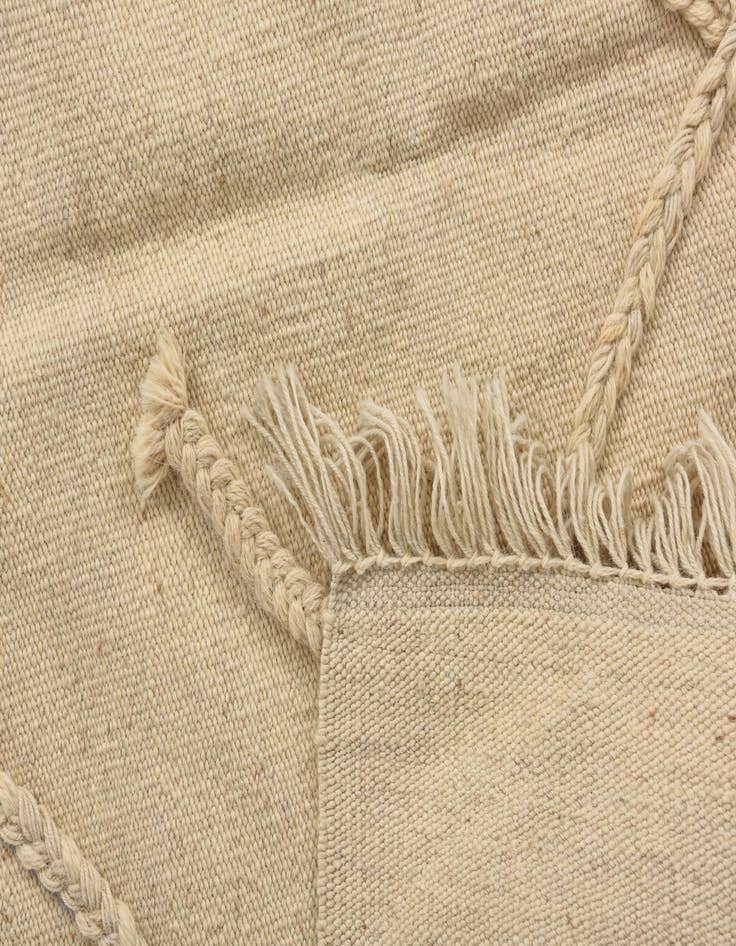 Detail image of 3' 6 x 4' 10  Hand Knotted Moroccan Wool Rug