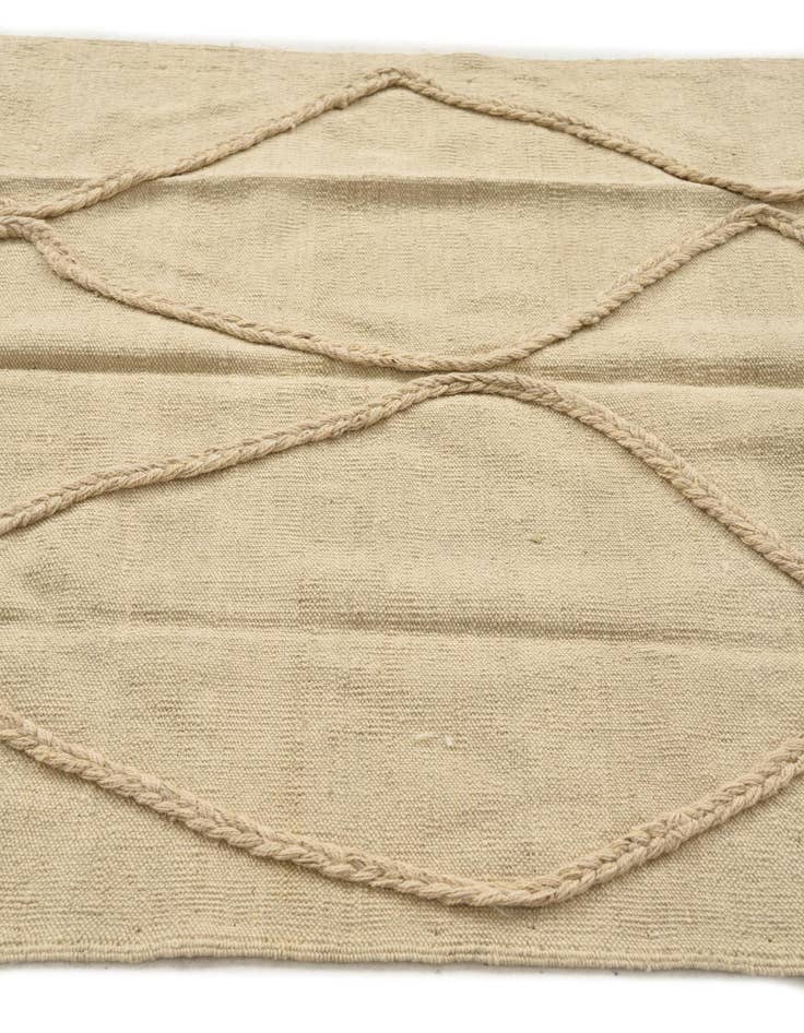 Detail image of 3' 6 x 5' 9  Hand Knotted Moroccan Wool Rug