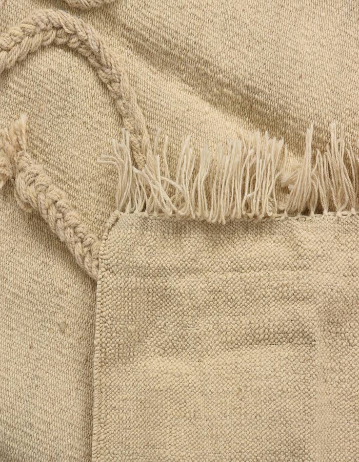 Detail image of 3' 6 x 5' 9  Hand Knotted Moroccan Wool Rug