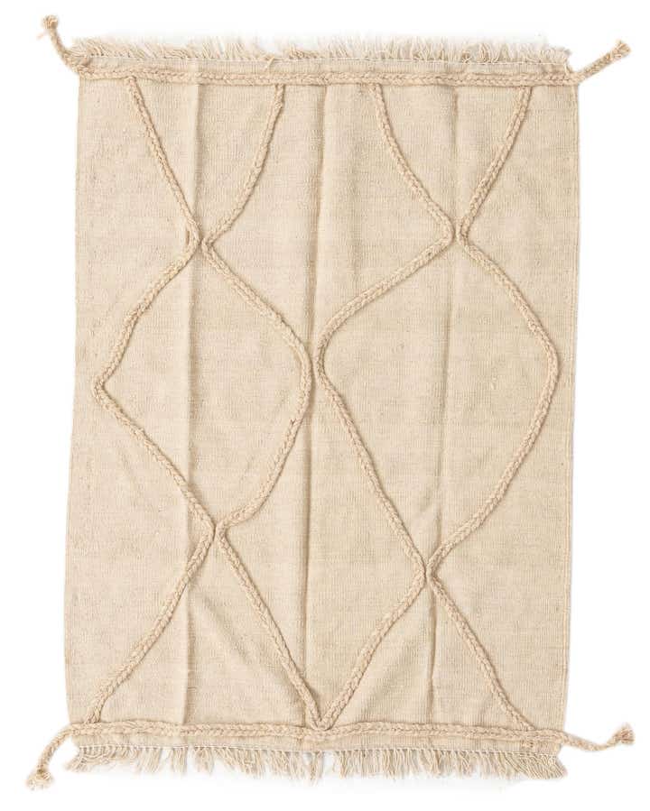 3' 6 x 5' 9 Hand Knotted Moroccan Wool Rug