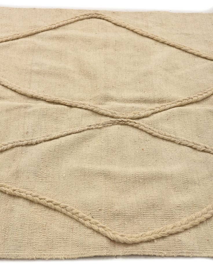 Detail image of 3' 7 x 5' 10  Hand Knotted Moroccan Wool Rug